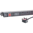 CANFORD PDU Economy, vertical, 12-way, UK, surge protected
